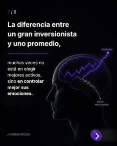 Psicología del inversor: Cómo gestionar el miedo ante las caídas del mercado
